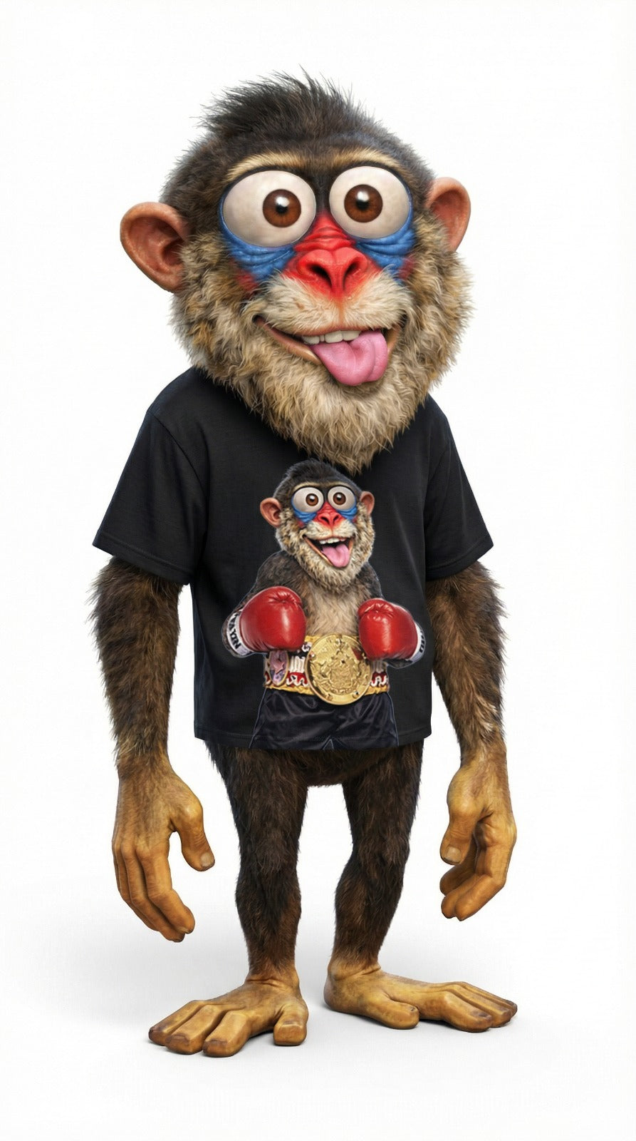 Dial M for Mandrill Fighter Graphic T-Shirt