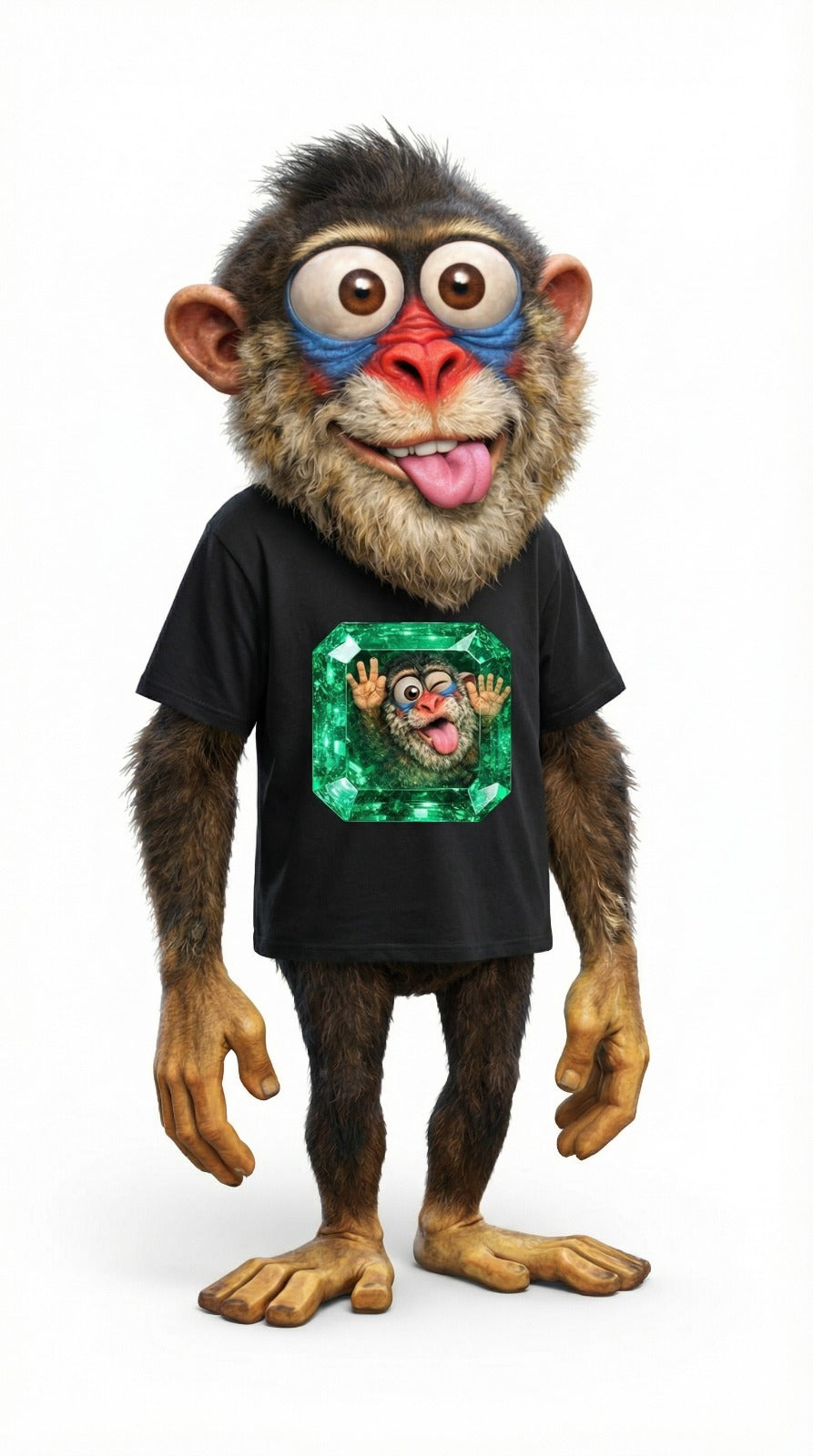 Dial M for Mandrill Green Logo Graphic T