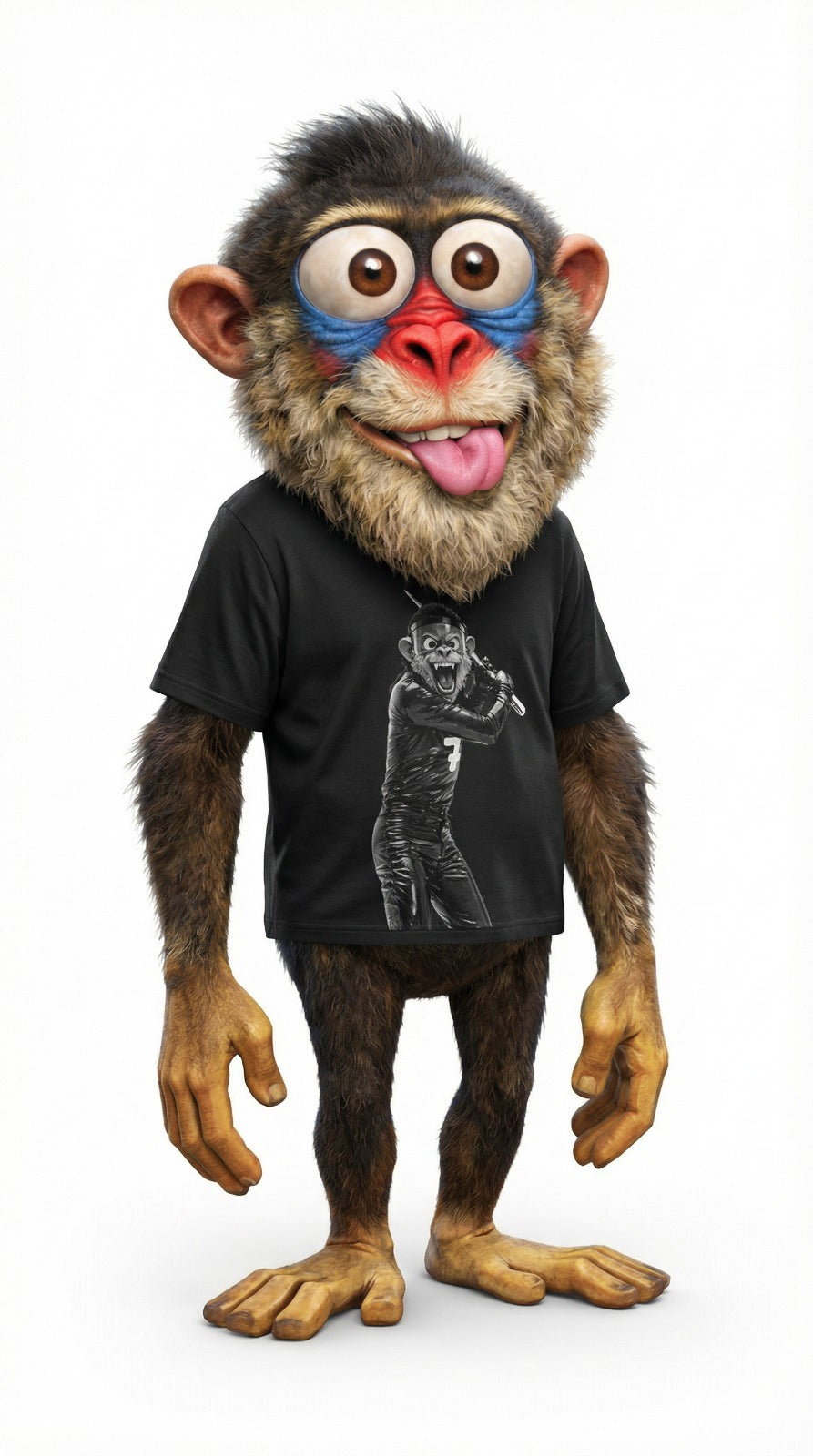 Dial M for Mandrill Black Graphic Tee