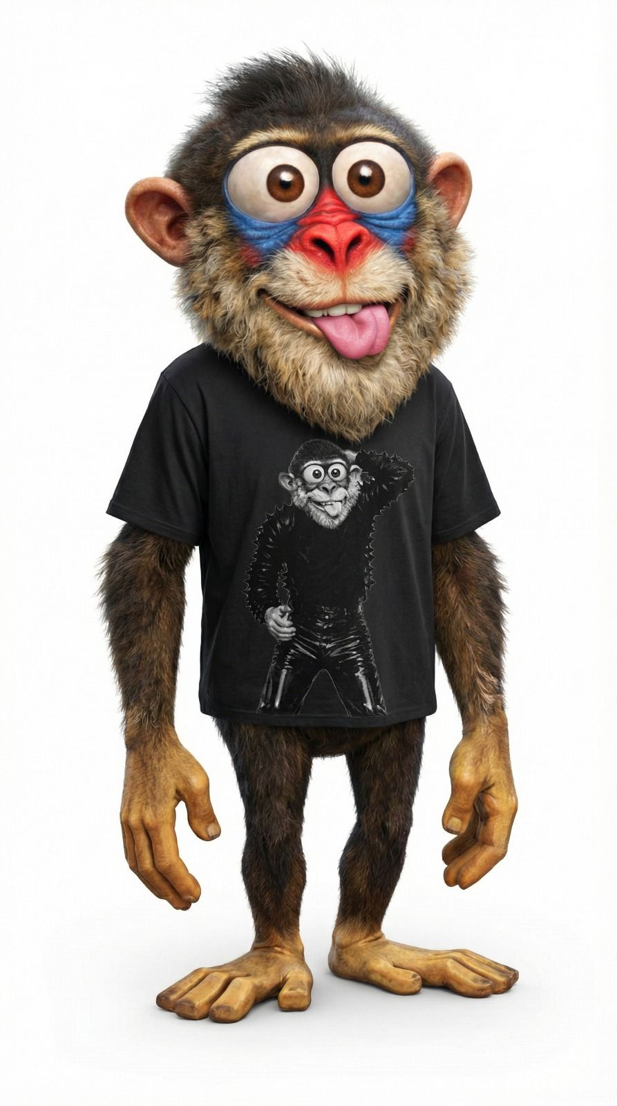 Dial M for Mandrill Black Graphic Tee