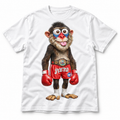 Muay Thai Champion white tee mockup