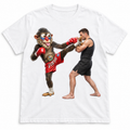 High Kick white tee mockup